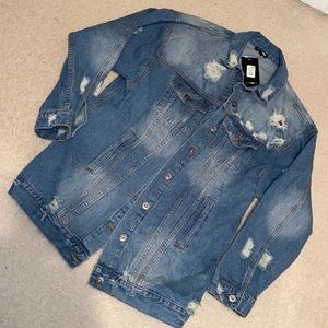 Fashion Nova Oversized Jean Jacket